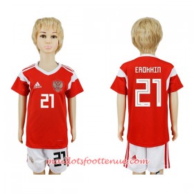 Maillot/Tenue Russie Erokhin 21 Enfant Domicile Coupe du monde 2018